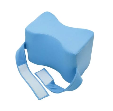 Wedge separator cushion between thighs with leg brace at Wasserman.eu