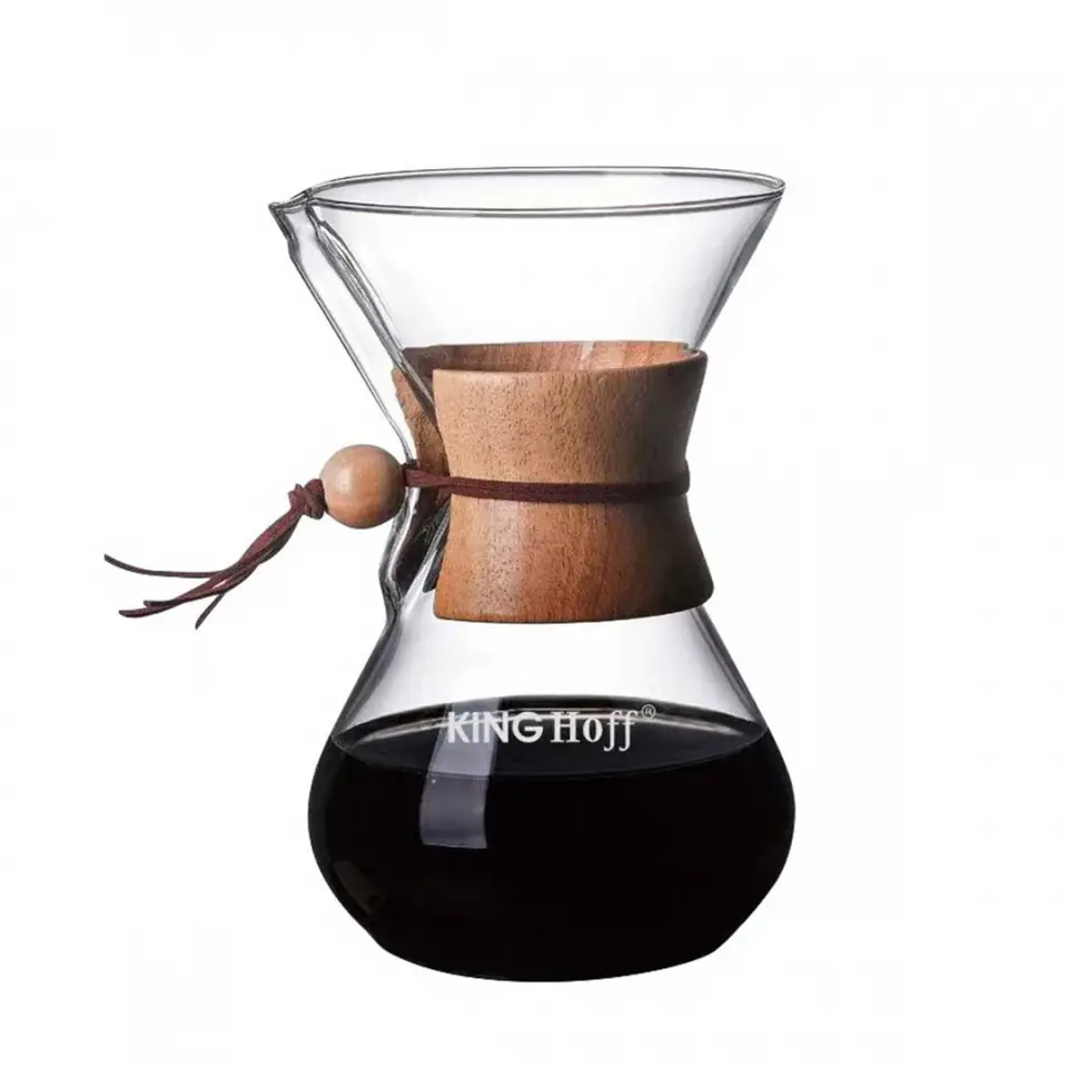 ⁨GLASS COFFEE MAKER 400ml KINGOFF KH-1638⁩ at Wasserman.eu