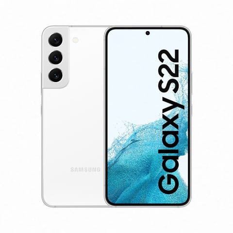 ⁨Samsung Galaxy S22 SM-S901B 15.5 cm (6.1") Dual SIM Android 12 5G USB Type-C 8 GB 128 GB 3700 mAh White⁩ at Wasserman.eu