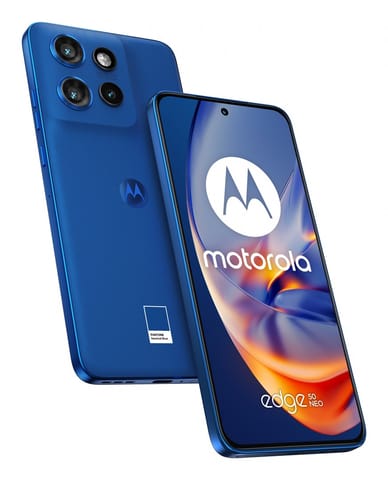 ⁨Motorola Edge 50 Neo 16.1 cm (6.36") Dual SIM Android 14 5G USB Type-C 8 GB 256 GB 4310 mAh Blue⁩ at Wasserman.eu