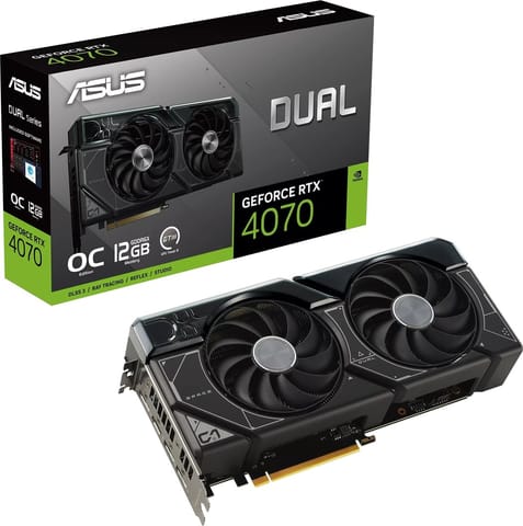 ⁨Karta graficzna ASUS Dual GeForce RTX 4070 OC 12GB GDDR6 EVO⁩ w sklepie Wasserman.eu