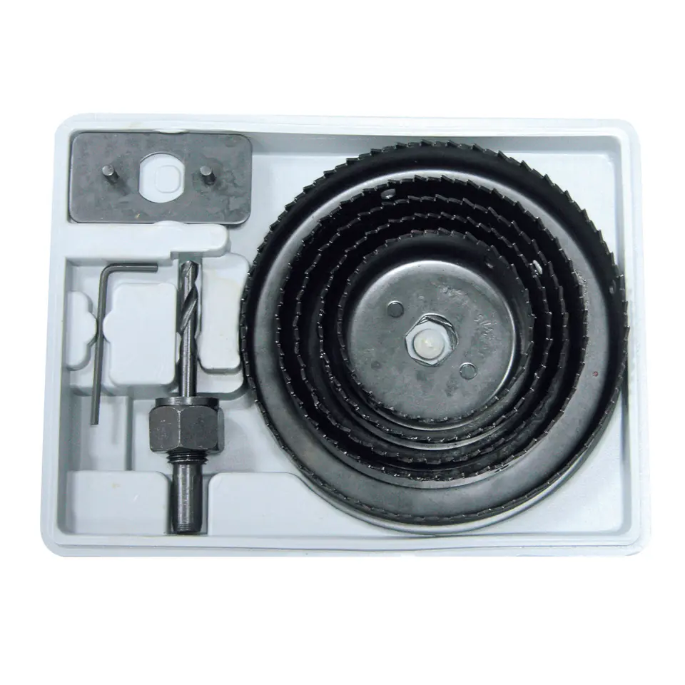Zestaw otwornic do drewna kpl. 8 szt 64-127mm w sklepie Wasserman.eu
