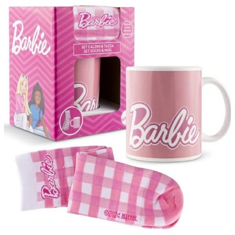 ⁨Coriex Zestaw prezentowy Barbie -  kubek ze skarpetkami set1 10745⁩ w sklepie Wasserman.eu