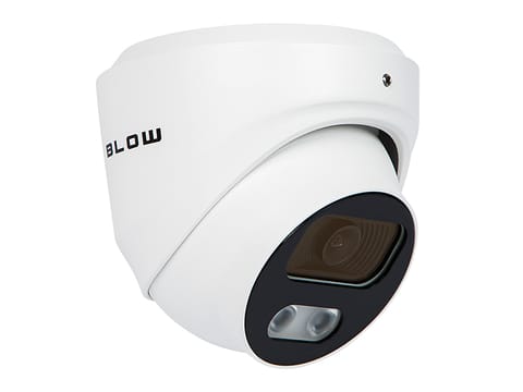 ⁨77-858# Kamera ip blow 8mp bl-i8hl28twm/poe 2,8 mm biała kopułowa hybridlight⁩ w sklepie Wasserman.eu