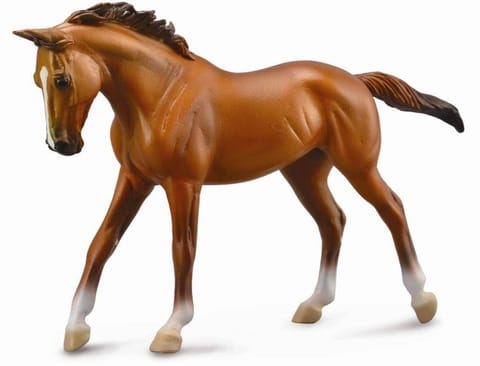 ⁨COLLECTA KLACZ RASY THOROUGHBRED MAŚCI CHESTNUT SKALA 1:12 W OPAKOWANIU (DELUXE).⁩ w sklepie Wasserman.eu