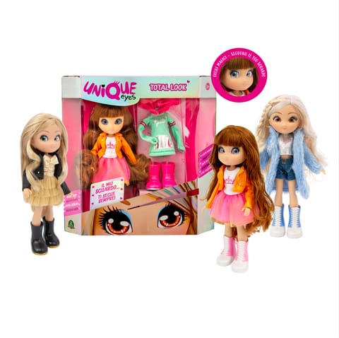 ⁨Doll Unique eyes Total look mix 12335 Giochi Preziosi mix price for 1 pc.⁩ at Wasserman.eu