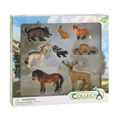 ⁨COLLECTA ZESTAW 8 ZWIERZĄT LEŚNYCH  W OPAKOWANIU⁩ w sklepie Wasserman.eu