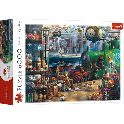 ⁨Puzzle 6000 elementów Stacja kolejowa⁩ w sklepie Wasserman.eu