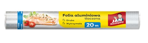 ⁨JAN NIEZBĘDNY Folia aluminiowa tłoczona - gruba wytrzymała 20m⁩ w sklepie Wasserman.eu