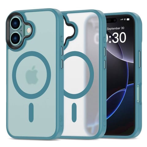 ⁨Etui IPHONE 16 Tech-Protect Magmat MagSafe Matte Teal⁩ w sklepie Wasserman.eu