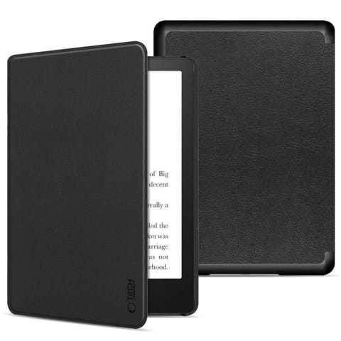 ⁨Etui KINDLE PAPERWHITE VI / 6 / COLORSOFT / SIGNATURE EDITION Tech-Protect SmartCase czarne⁩ w sklepie Wasserman.eu