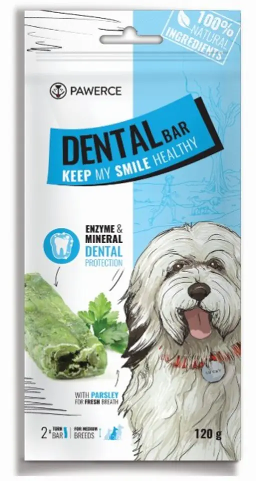 Pawerce Dental Bar Medium Breeds 2szt/op 120g/15cm w sklepie Wasserman.eu