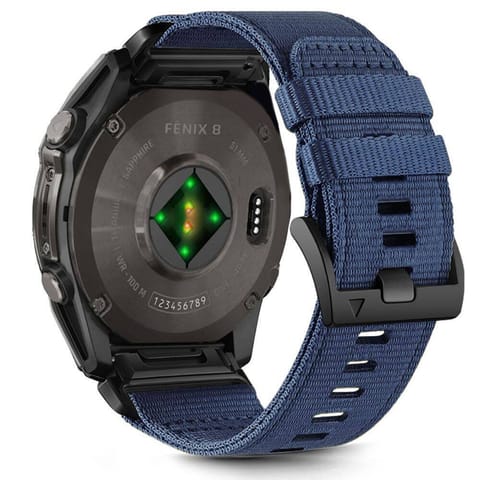 ⁨Pasek do GARMIN FENIX 5X / 5X PLUS / 6X / 6X PRO / 7X / 8 (51MM) Tech-Protect Nylon Classic granatowe⁩ w sklepie Wasserman.eu