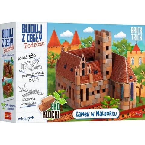 ⁨Klocki Brick Trick Podróże-Malbork 61547 Trefl⁩ w sklepie Wasserman.eu