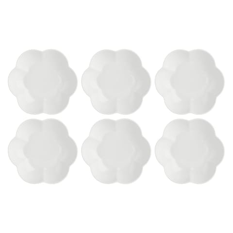 ⁨Set of 6 Villadeifiori Soup Plates - White, 20 cm⁩ at Wasserman.eu