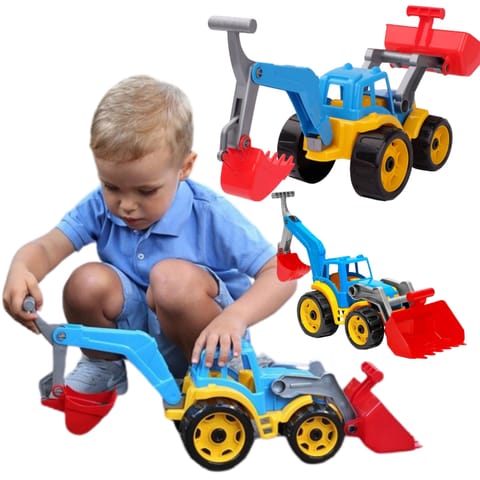 ⁨DUZY TRAKTOR CIĄGNIK Z ELEMENTAMI KOPARKI KOPARKA⁩ w sklepie Wasserman.eu