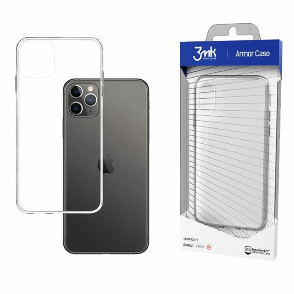 ⁨3MK All-Safe AC iPhone 11 Pro Max Armor Case Clear⁩ w sklepie Wasserman.eu