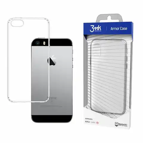 ⁨3MK All-Safe AC iPhone 5/5S/SE Armor Case Clear⁩ w sklepie Wasserman.eu