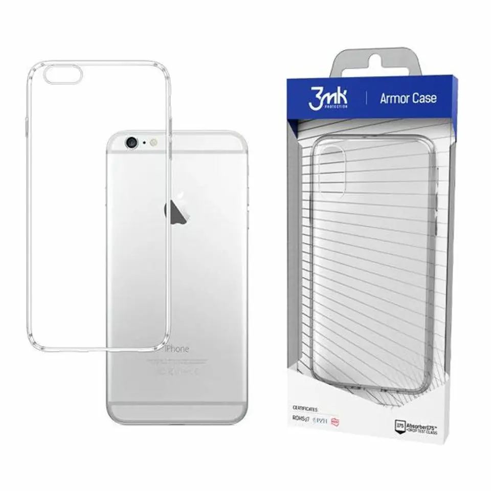 ⁨3MK All-Safe AC iPhone 6/6S PlusArmor Case Clear⁩ w sklepie Wasserman.eu