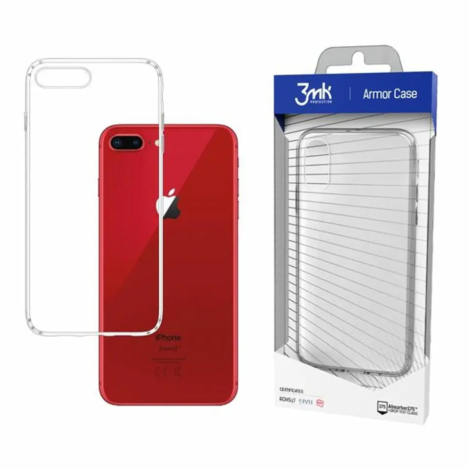 ⁨3MK All-Safe AC iPhone 7/8 PlusArmor Case Clear⁩ w sklepie Wasserman.eu
