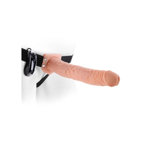 Fetish Fantasy Strap-on Series 11" Vibrating Hollow Strap-On Light w sklepie Wasserman.eu