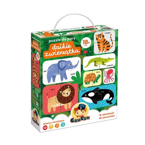 Puzzle do pary - Dzikie zwierzęta w sklepie Wasserman.eu