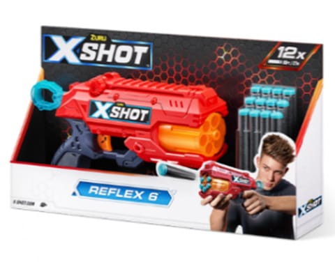 ⁨Orange EXCEL REFLEX launcher (12 darts)⁩ at Wasserman.eu