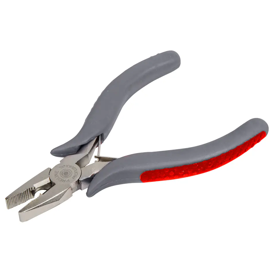 ⁨Universal pliers 120mm prof. "electronic",2-col. proline⁩ at Wasserman.eu