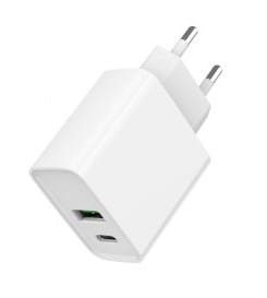 ⁨Gembird TA-UC-PDQC20-01-W mobile device charger Universal White AC Fast charging Indoor⁩ at Wasserman.eu