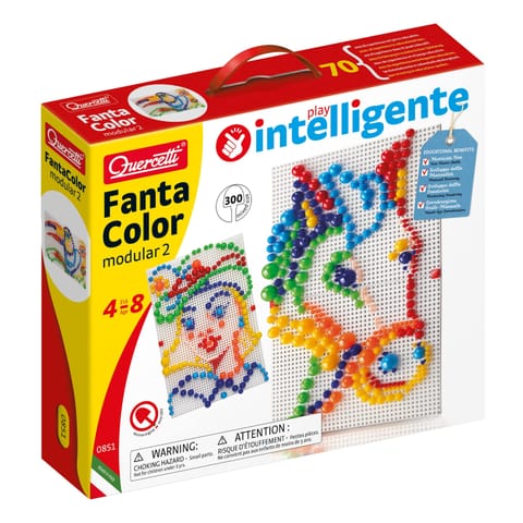 ⁨QUERCETTI MOZAIKA FANTACOLOR MODULAR 2 (KOŃ) 300 EL. 2 TABLICE⁩ w sklepie Wasserman.eu