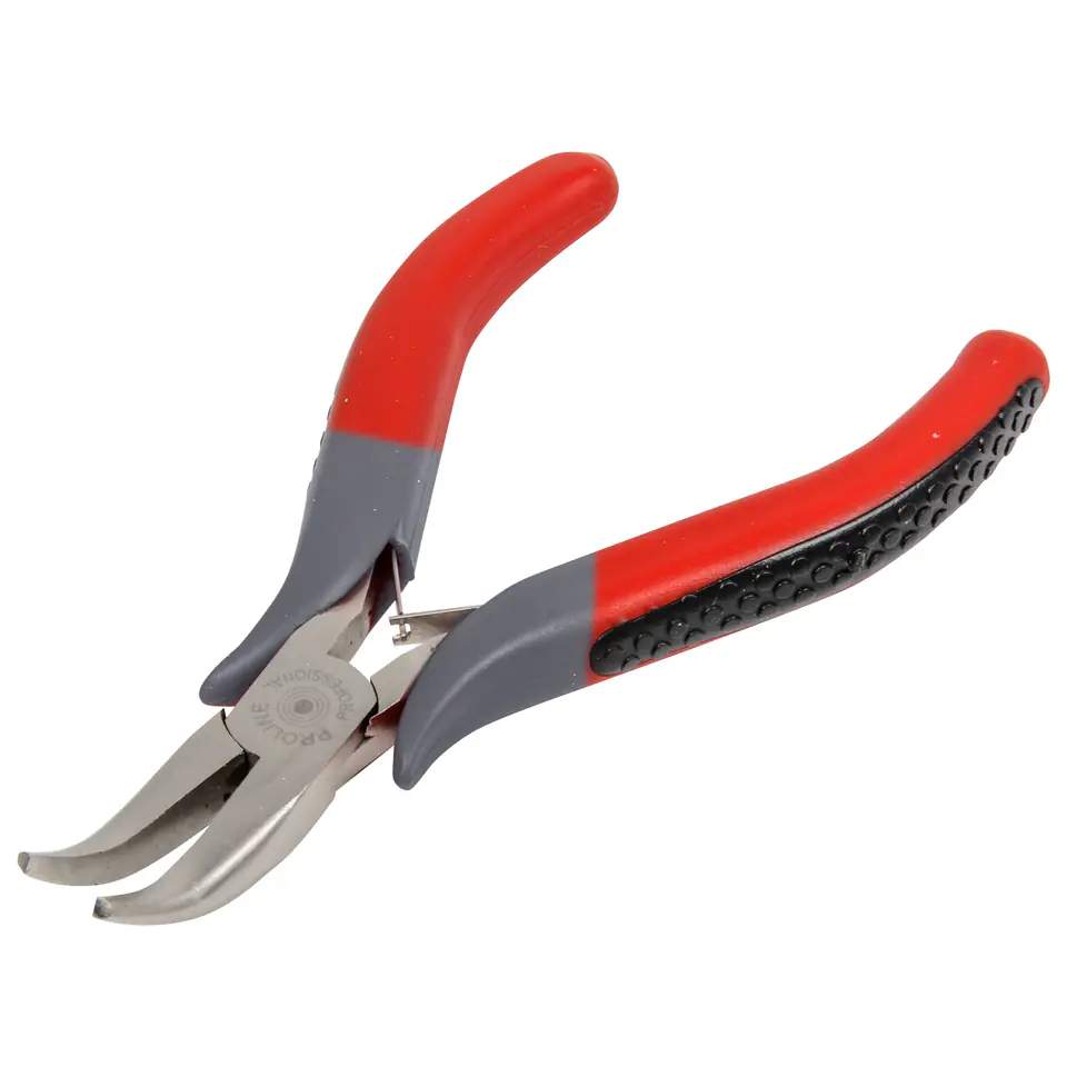 ⁨Bent pliers 120mm prof."electronic",2-col.      Proline⁩ at Wasserman.eu