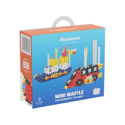 ⁨Construction blocks Mini Waffle - Vehicle toolboxes 140 elements⁩ at Wasserman.eu