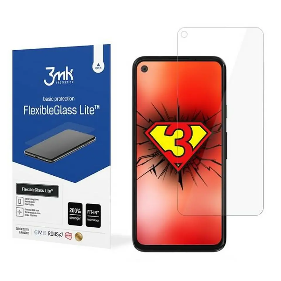 ⁨3MK FlexibleGlass Lite Google Pixel 4a Hybrid Glass Lite⁩ at Wasserman.eu