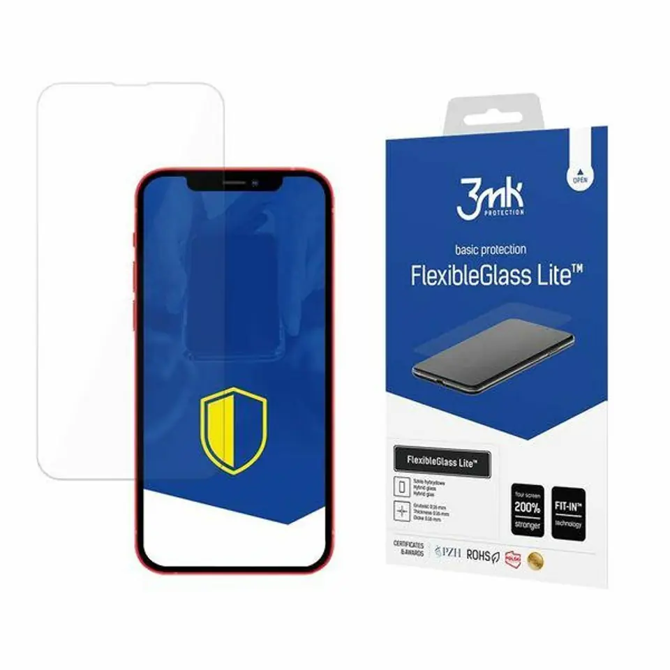 ⁨3MK FlexibleGlass Lite iPhone 13/13 Pro Szkło Hybrydowe Lite⁩ w sklepie Wasserman.eu