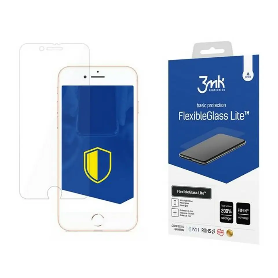 ⁨3MK FlexibleGlass Lite iPhone SE 2020 / SE 2022 Solid Hybrid Glass⁩ at Wasserman.eu