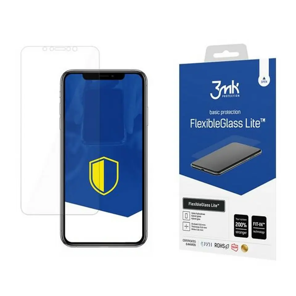 ⁨3MK FlexibleGlass Lite iPhone XS Max Hybrid Glass Lite⁩ at Wasserman.eu