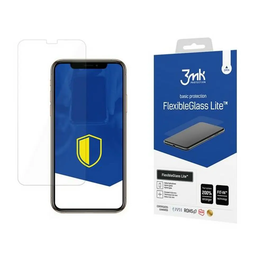 ⁨3MK FlexibleGlass Lite iPhone XS Szkło Hybrydowe Lite⁩ w sklepie Wasserman.eu