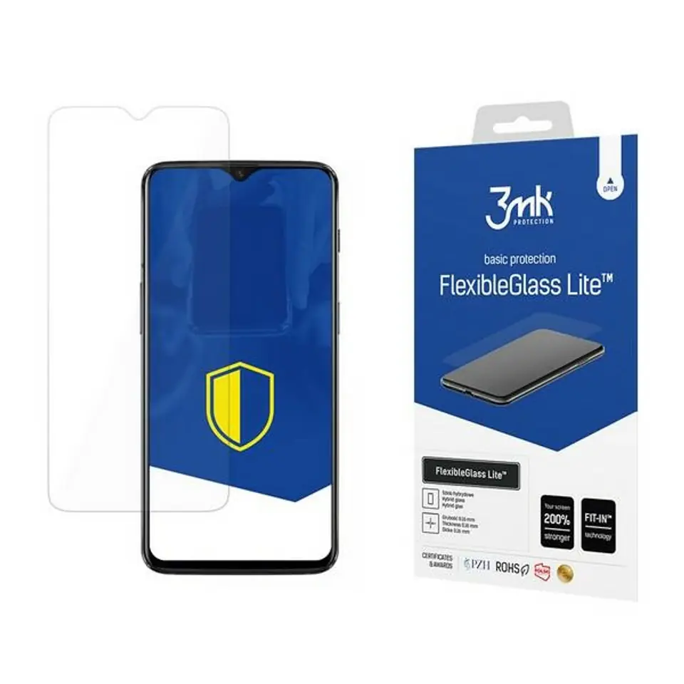 ⁨3MK FlexibleGlass Lite OnePlus 6T Solid Hybrid Glass⁩ at Wasserman.eu