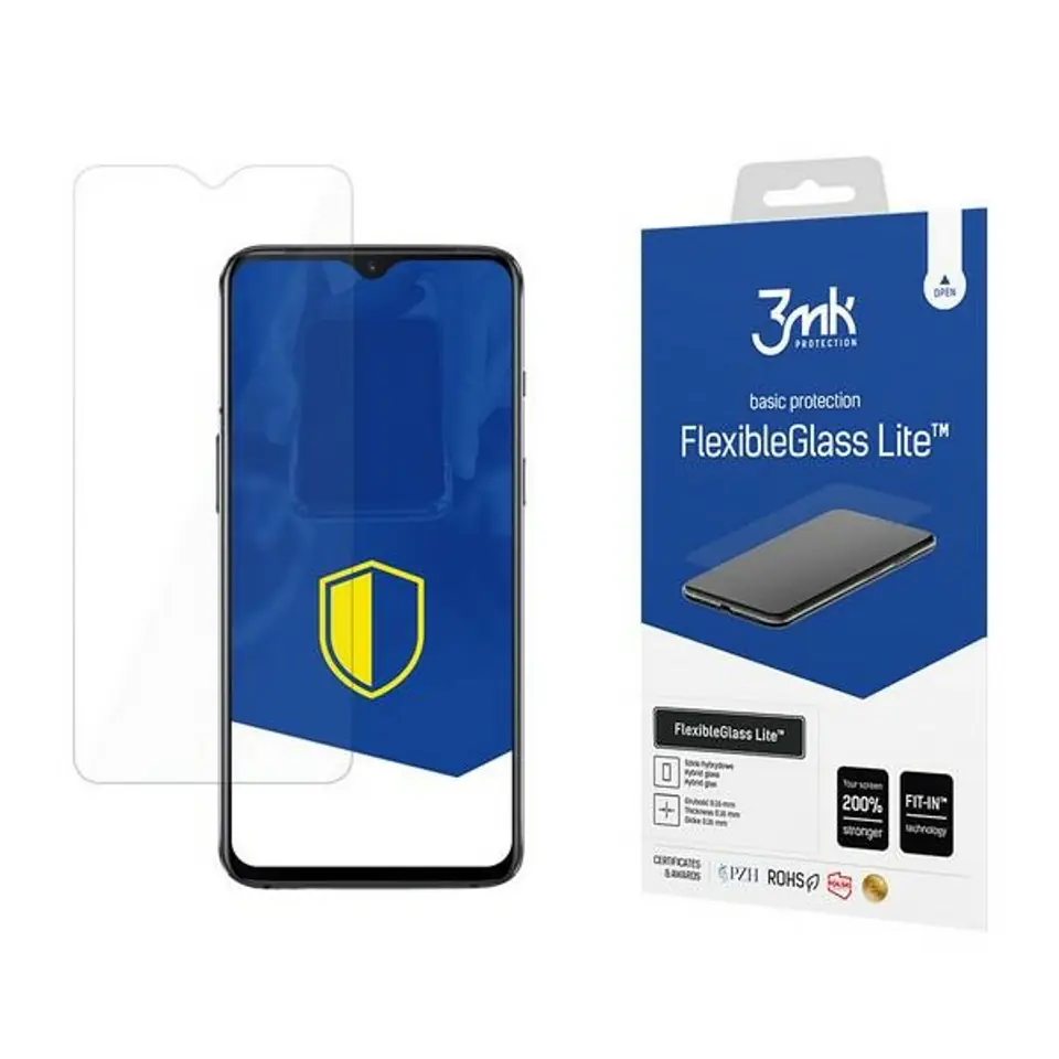 ⁨3MK FlexibleGlass Lite OnePlus 7 Szkło Hybrydowe Lite⁩ w sklepie Wasserman.eu