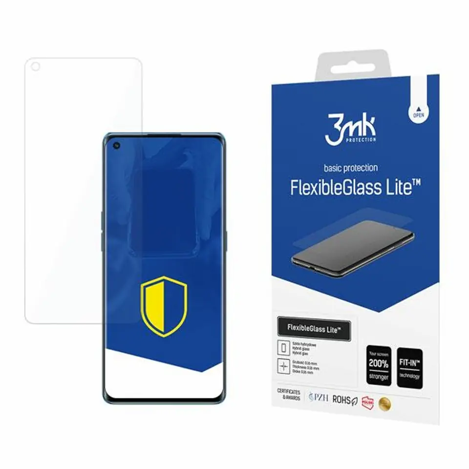 ⁨3MK FlexibleGlass Lite Oppo Reno6 5G Szkło Hybrydowe Lite⁩ w sklepie Wasserman.eu