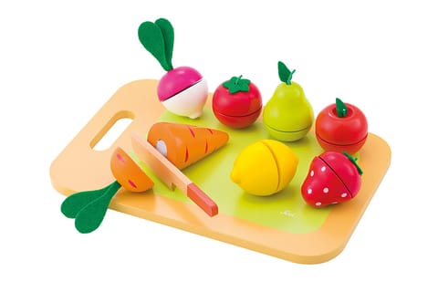 ⁨SEVI 006-82320 CUTTING BOARD WITH VEGETABLES AND FRUIT - 9 ELEMENTS⁩ at Wasserman.eu