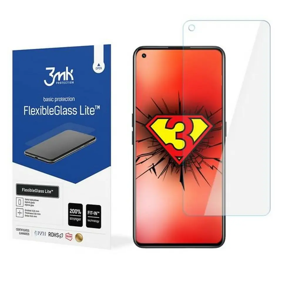 ⁨3MK FlexibleGlass Lite Realme GT Neo 2 5G Solid Hybrid Glass⁩ at Wasserman.eu