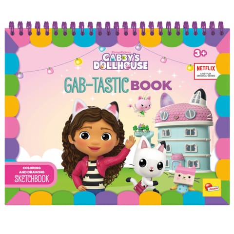 ⁨LISCIANI KOCI DOMEK GABI GAB-TASTIC COLORING BOOK⁩ w sklepie Wasserman.eu