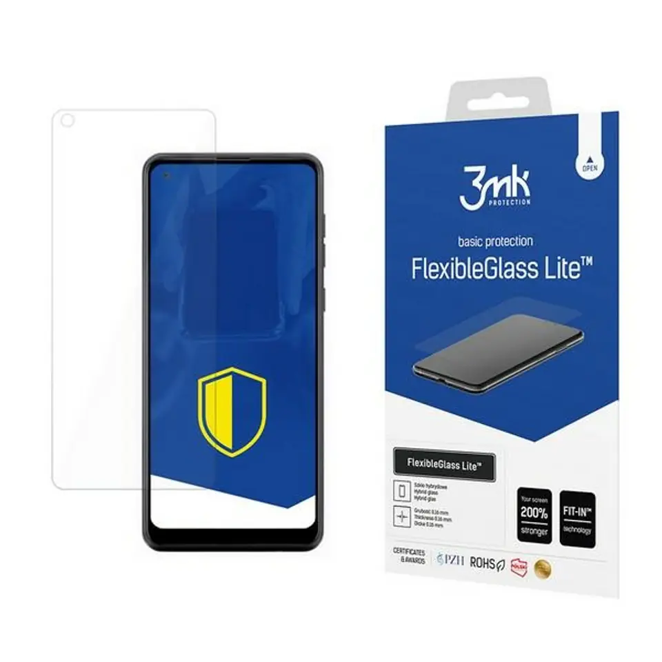 ⁨3MK FlexibleGlass Lite Samsung A21s A217 Szkło Hybrydowe Lite⁩ w sklepie Wasserman.eu