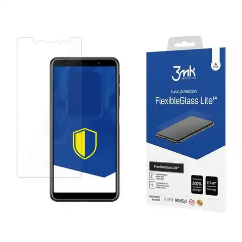 ⁨3MK FlexibleGlass Lite Samsung A7 2018 A750 Szkło Hybrydowe Lite⁩ w sklepie Wasserman.eu