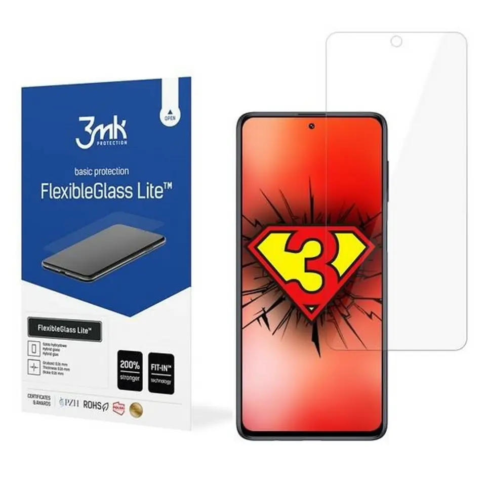 ⁨3MK FlexibleGlass Lite Samsung M51 M515 Hybrid Glass Lite⁩ at Wasserman.eu