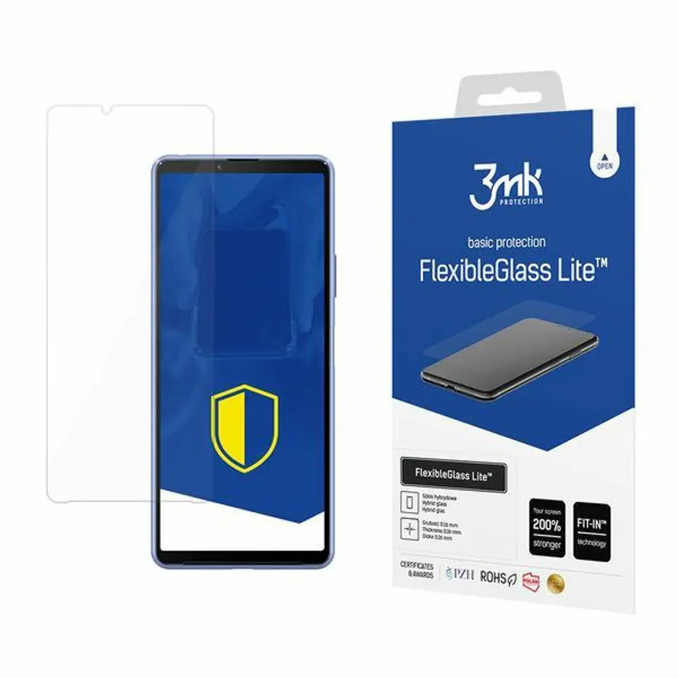 ⁨3MK FlexibleGlass Lite Sony Xperia 10 III 5G Hybrid Glass Lite⁩ at Wasserman.eu