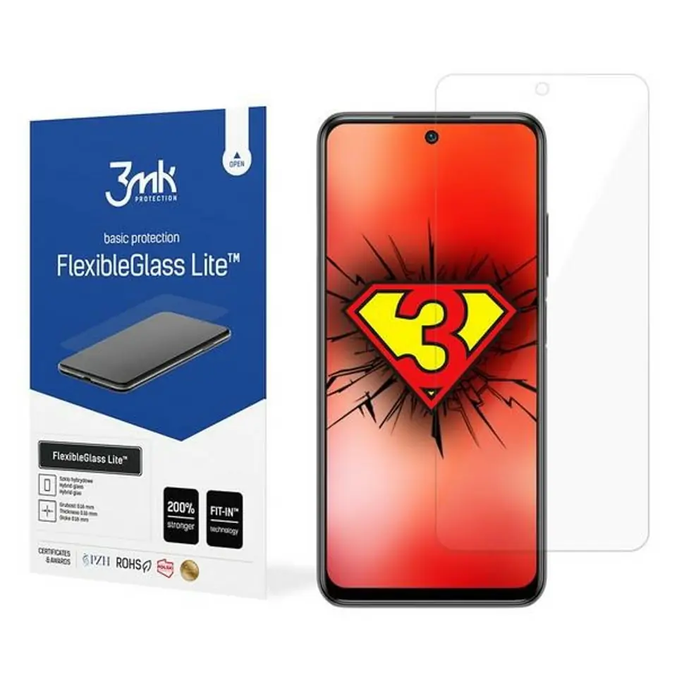 ⁨3MK FlexibleGlass Lite Xiaomi Redmi Note 10 Hybrid Glass Lite⁩ at Wasserman.eu