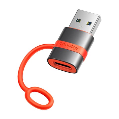 ⁨Adapter USB-C do USB-A McDodo OT-3800 (czarny)⁩ w sklepie Wasserman.eu