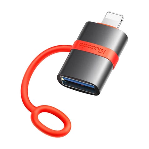 ⁨Adapter USB-A do Lightning McDodo OT-3810 (czarny)⁩ w sklepie Wasserman.eu